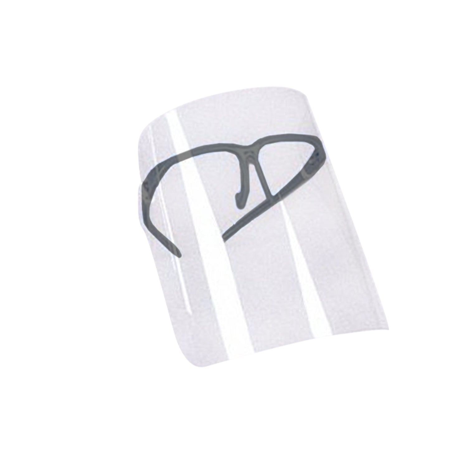 Face Protection Shields with anti-fog surface. Mask with full protection protects your eyes from droplets. Offers 180 degree protection. Made of durable acrylic materials. Comes with comfort fit acrylic glasses that can fit over most eye glasses.