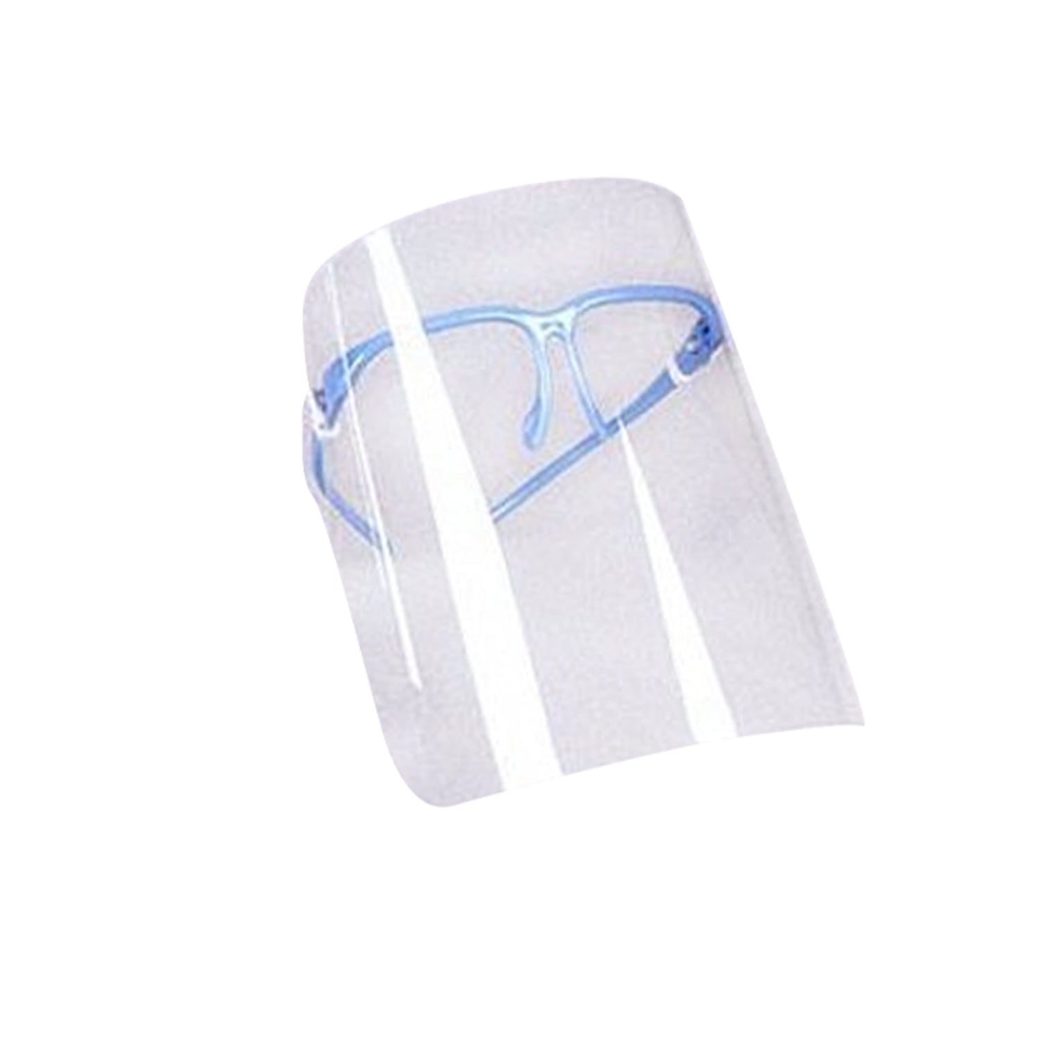 Face Protection Shields with anti-fog surface. Mask with full protection protects your eyes from droplets. Offers 180 degree protection. Made of durable acrylic materials. Comes with comfort fit acrylic glasses that can fit over most eye glasses.