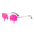 SPKS Novelty Pink Cloud Sunglasses