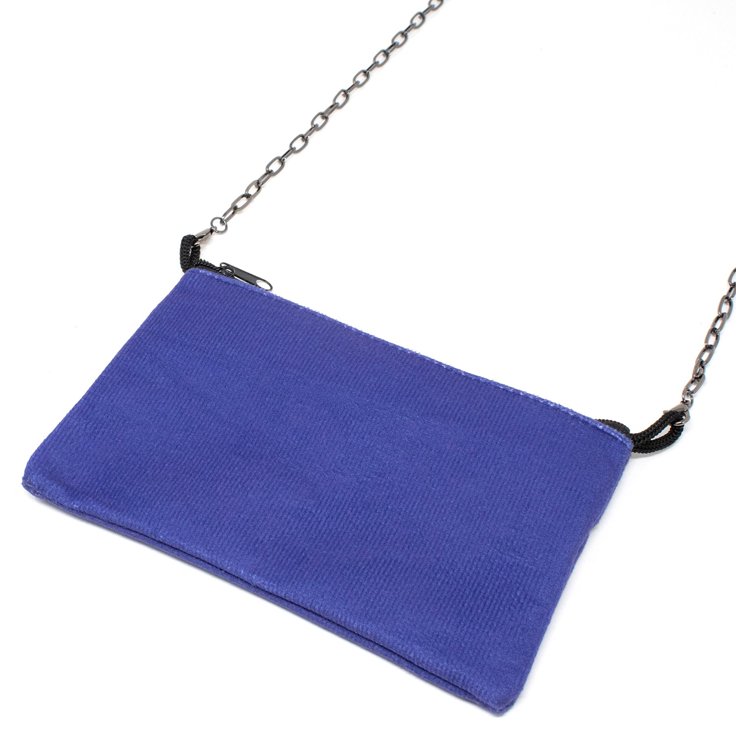 Mask Pouch and Lanyards holds your mask in a safe, enclosed pouch you can easily hang around your neck. Great for work, home, jogging, cleaning - any place you need your mask out of they way. Purple pouch with silver chain.