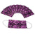 Disposable Print Masks 10 Pack - Violet Pattern