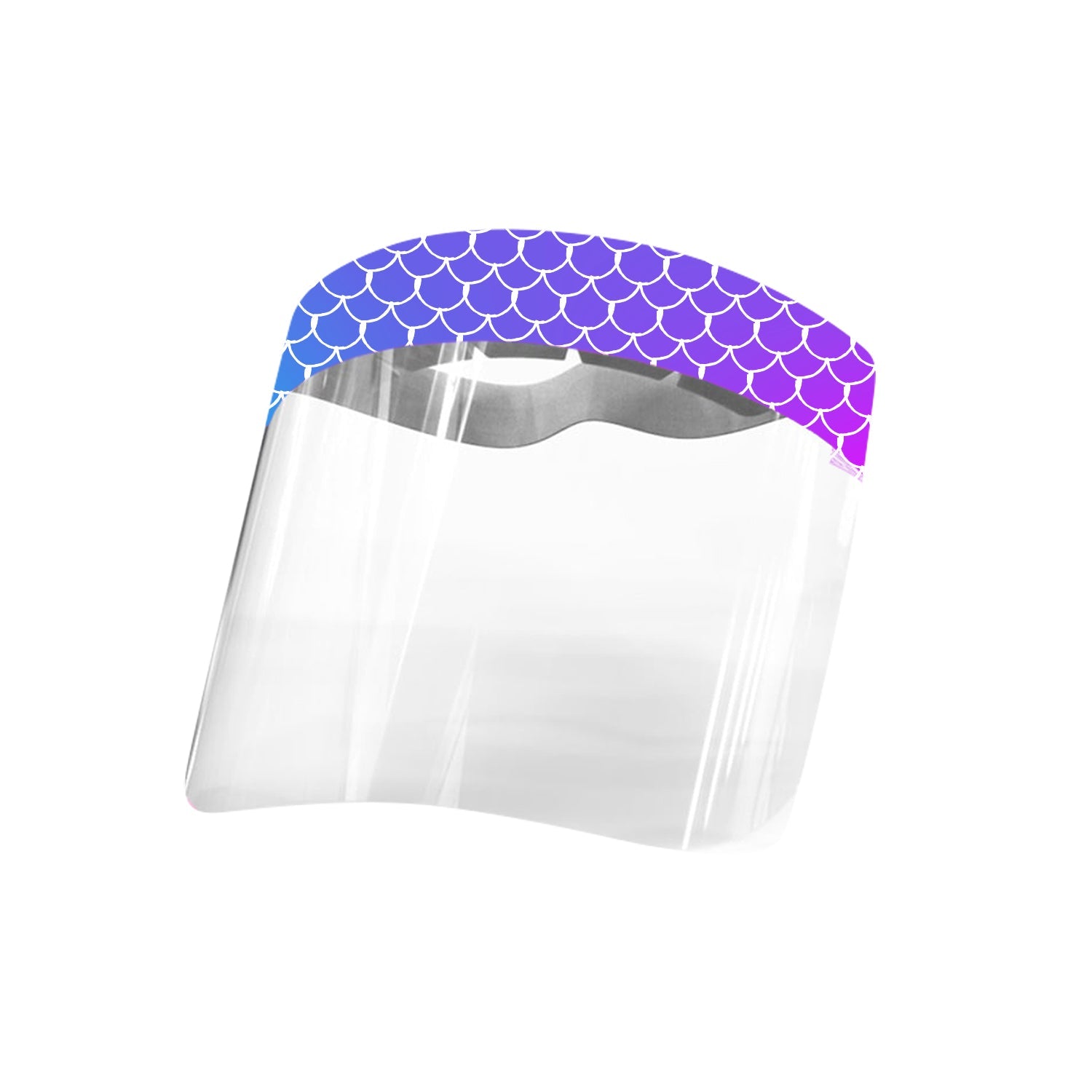 High quality face shields designed to stop any droplets from coughs or sneezes! Keep you and your family protected! Comfortable, Durable, Quality Material. Comes with removable protective liner. Easy To Clean.  Comes with adjustable strap. Crystal clear transparency. Lightweight for tweens, teens and young adults. Mermaid design.